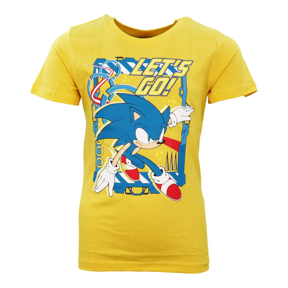 Sonic The Hedgehog Kinder Junge kurzarm T-Shirt Shirt - WS-Trend.de 104-134 Baumwolle