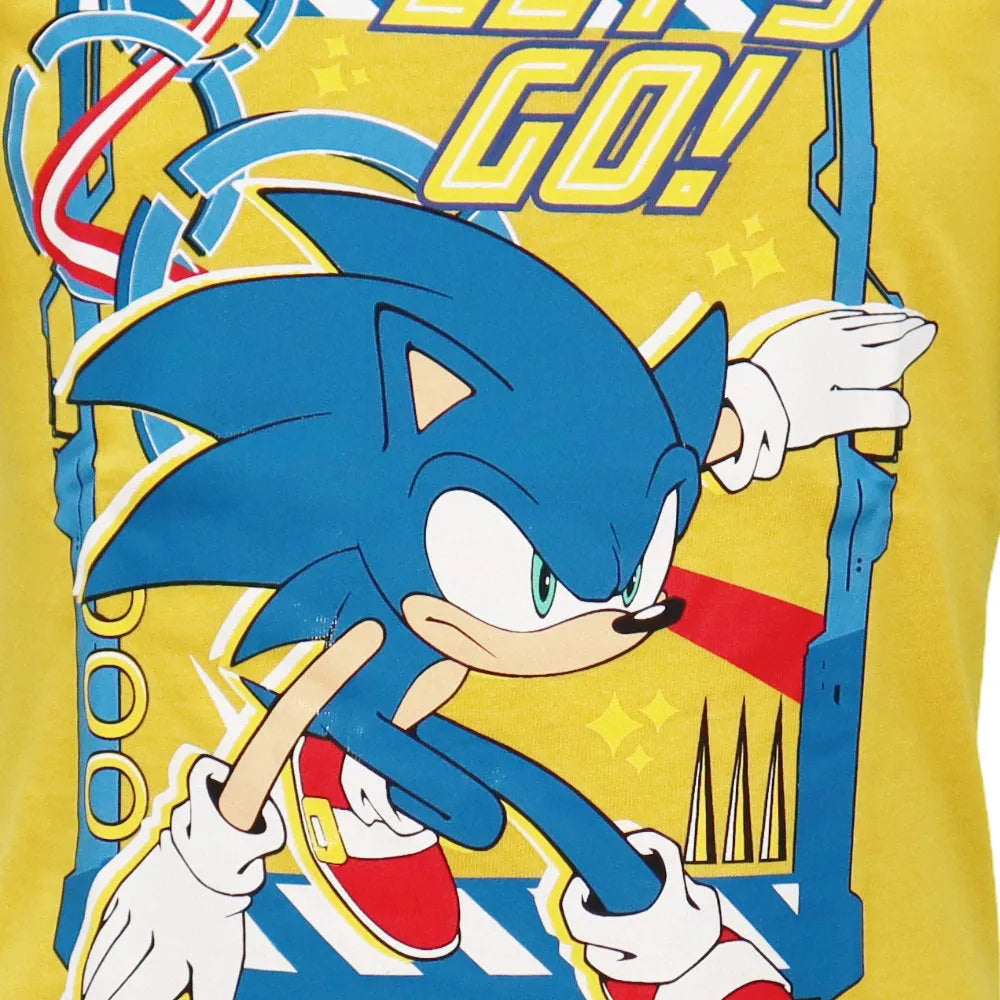 Sonic The Hedgehog Kinder Junge kurzarm T-Shirt Shirt - WS-Trend.de 104-134 Baumwolle