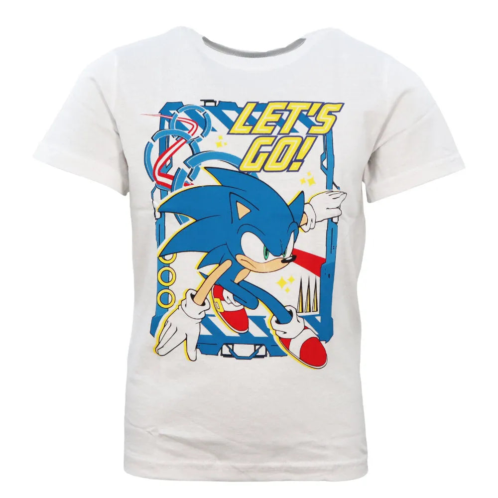 Sonic The Hedgehog Kinder Junge kurzarm T-Shirt Shirt - WS-Trend.de 104-134 Baumwolle