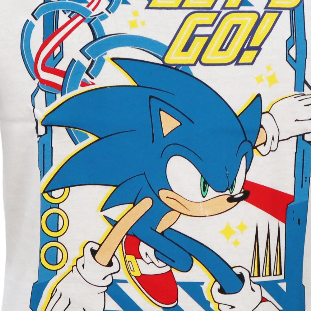 Sonic The Hedgehog Kinder Junge kurzarm T-Shirt Shirt - WS-Trend.de 104-134 Baumwolle