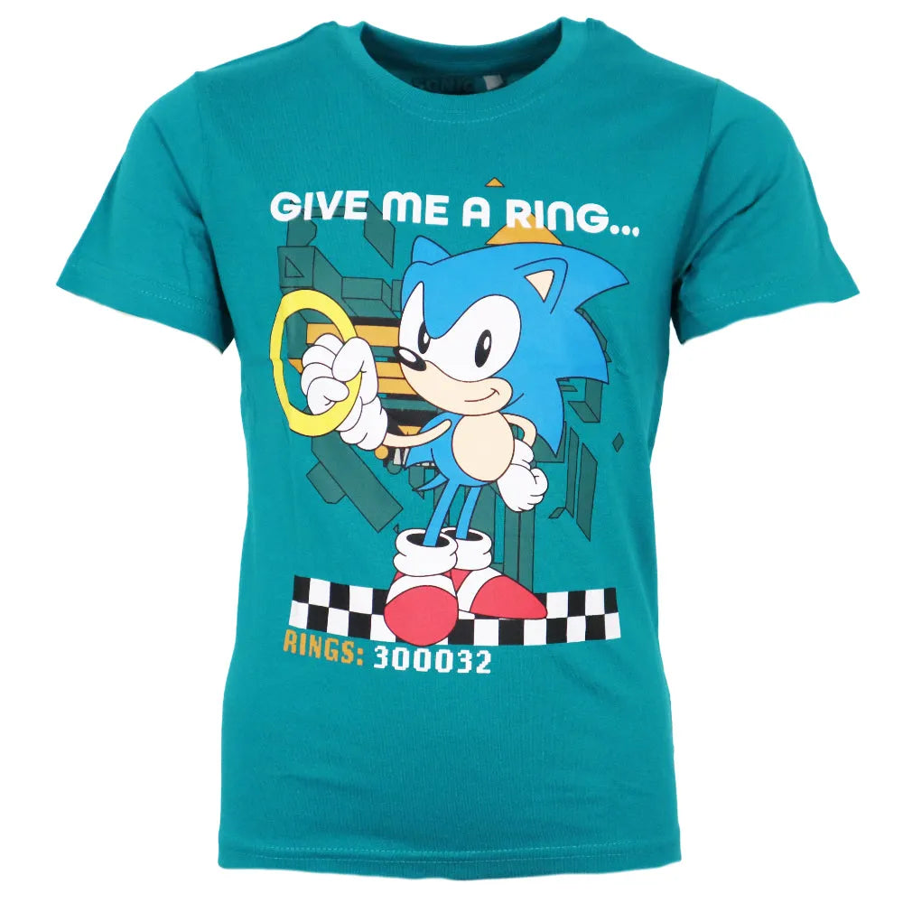 Sonic The Hedgehog Kinder Junge kurzarm T-Shirt Shirt - WS-Trend.de 104-134 Baumwolle