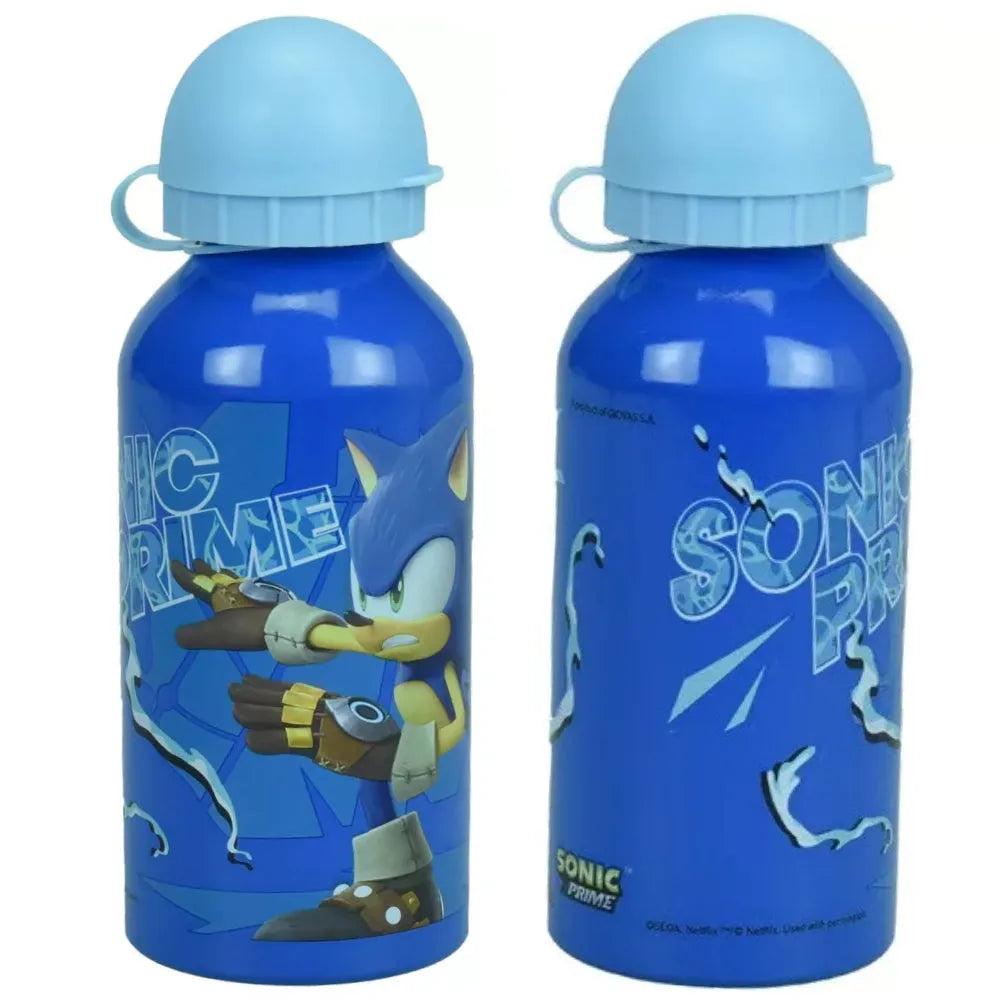 Sonic The Hedgedog ALU Sportflasche Wasserflasche Trinkflasche Flasche 400 ml - WS-Trend.de