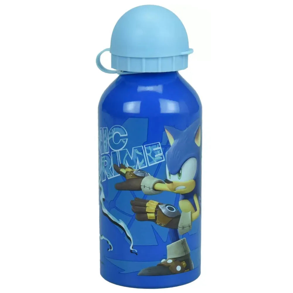 Sonic The Hedgedog ALU Sportflasche Wasserflasche Trinkflasche Flasche 400 ml - WS-Trend.de