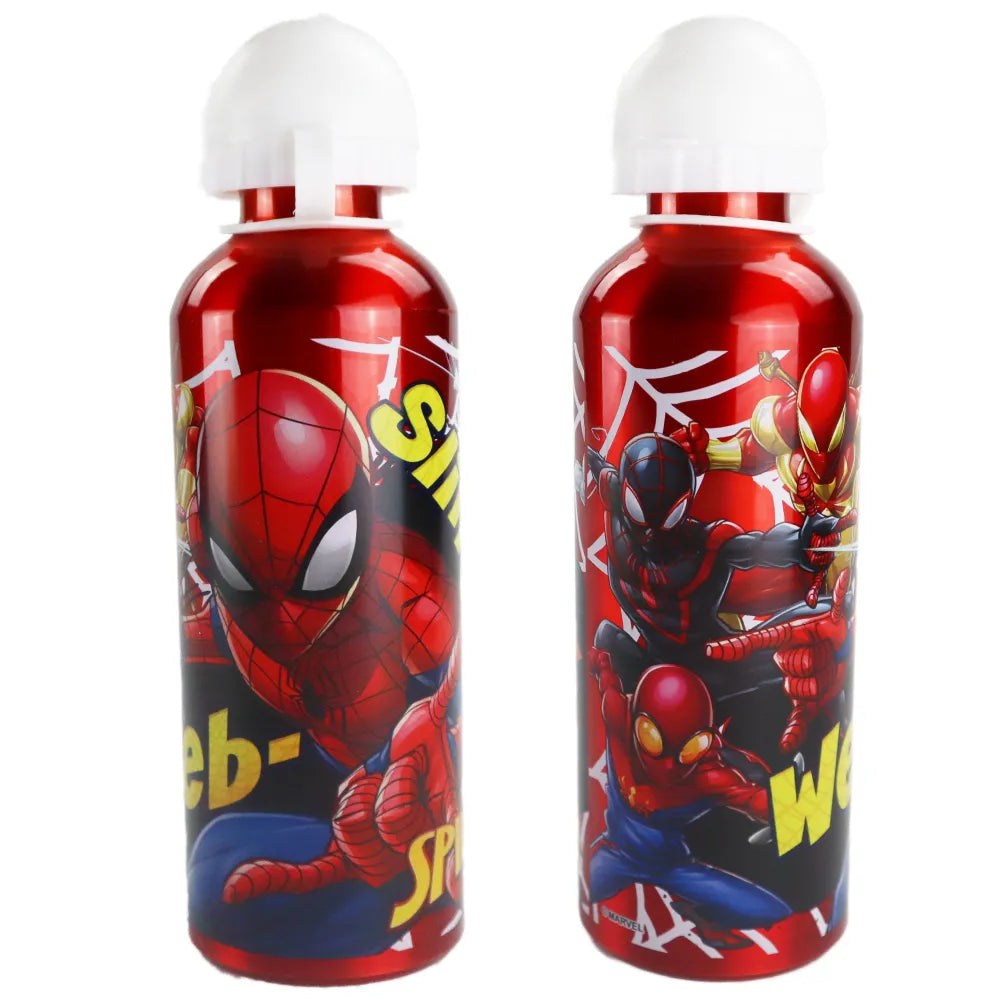 Marvel Spiderman Gwen ALU - Wasserflasche Trinkflasche Flasche 500 ml - WS-Trend.de