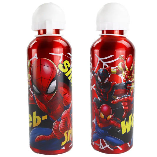 Marvel Spiderman Gwen ALU - Wasserflasche Trinkflasche Flasche 500 ml - WS-Trend.de