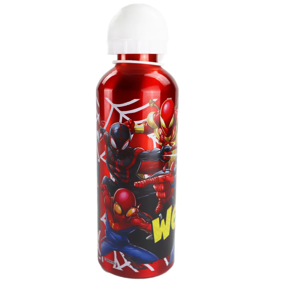 Marvel Spiderman Gwen ALU - Wasserflasche Trinkflasche Flasche 500 ml - WS-Trend.de