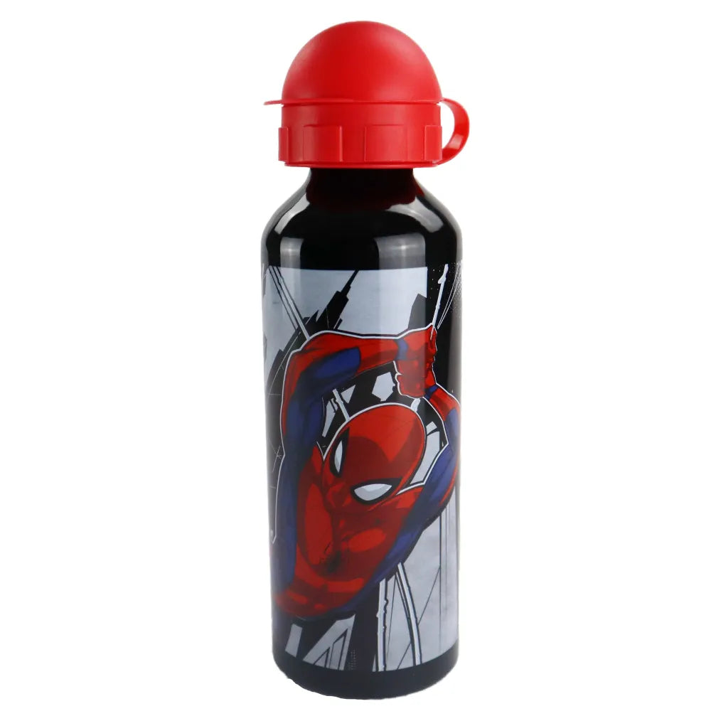 Marvel Spiderman ALU - Wasserflasche Trinkflasche XL Flasche 520 ml - WS-Trend.de