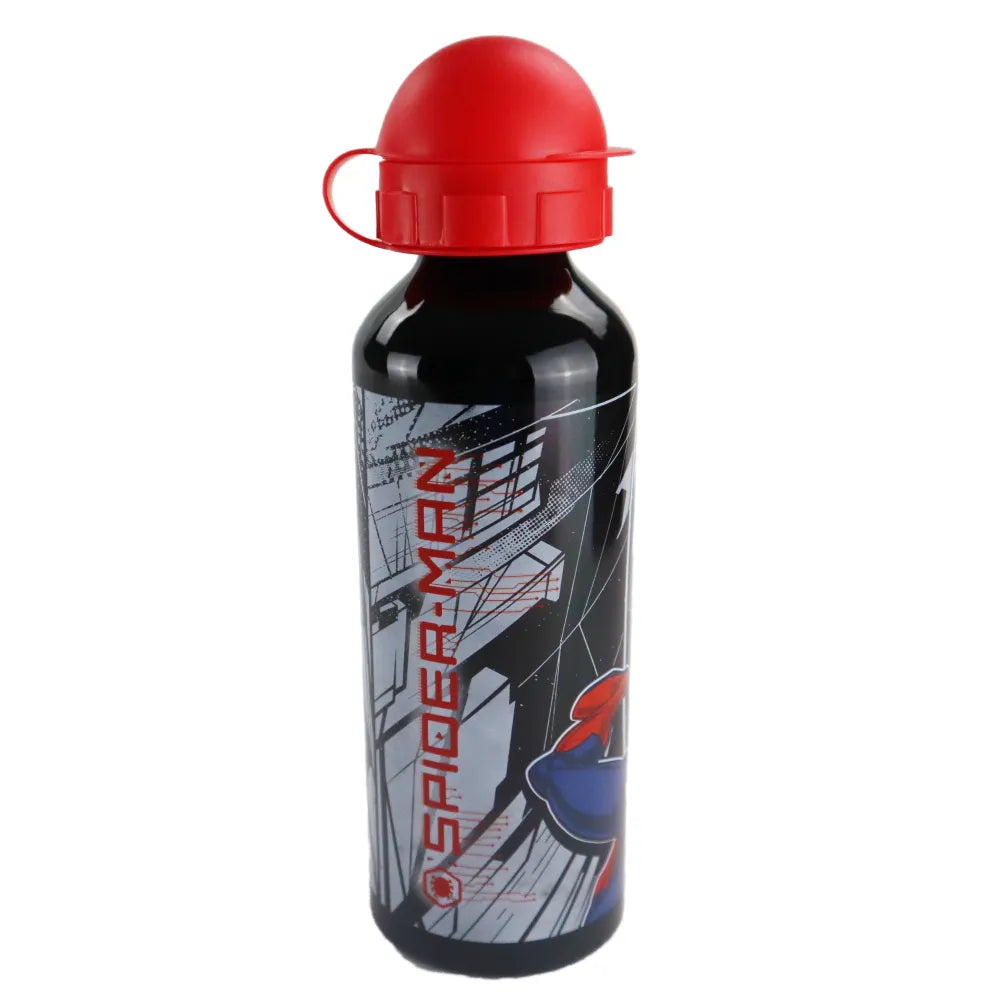 Marvel Spiderman ALU - Wasserflasche Trinkflasche XL Flasche 520 ml - WS-Trend.de