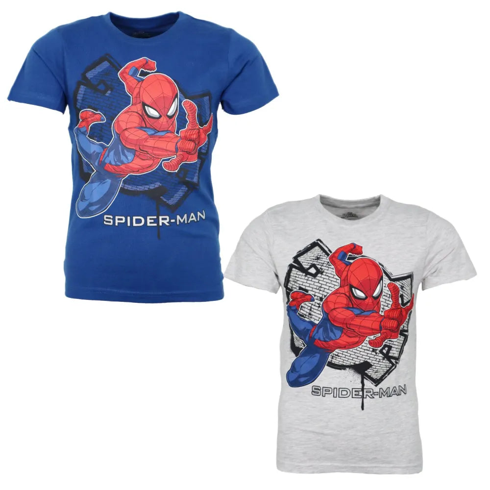 Marvel Spiderman Kinder Jungen T-Shirt Kurzarm Shirt - WS-Trend.de Gr. 104 bis 134