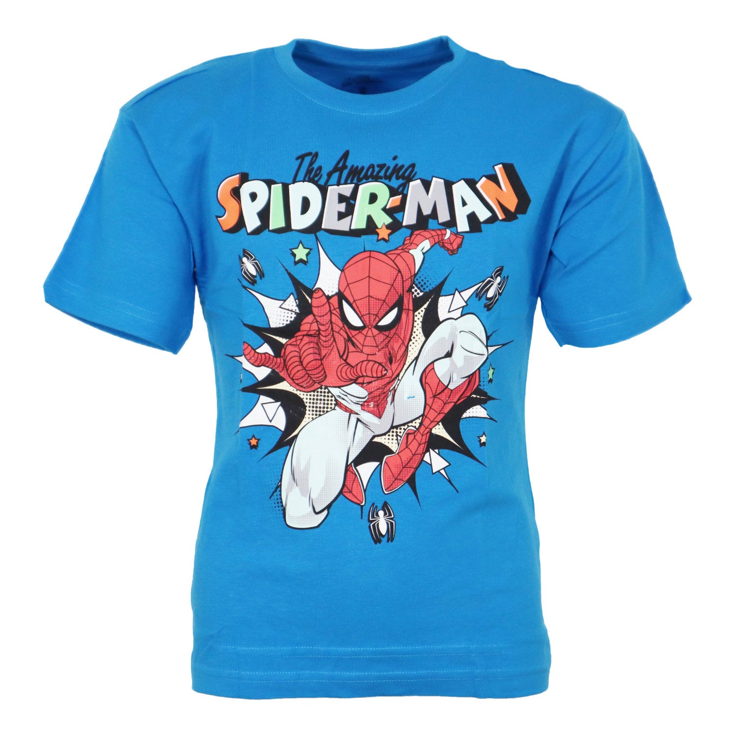 Marvel Spiderman Kinder Jungen T-Shirt Kurzarm Shirt - WS-Trend.de Gr. 104 bis 134