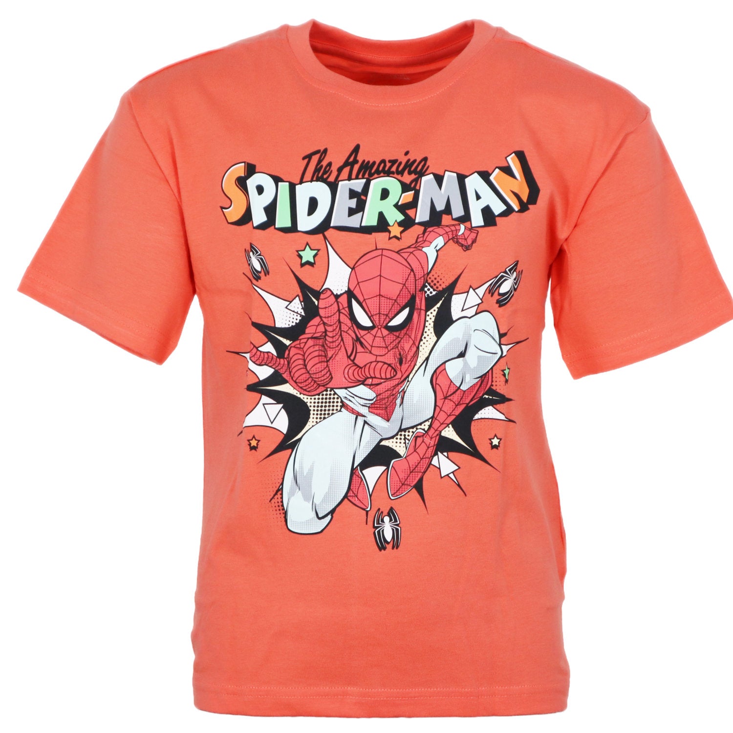 Marvel Spiderman Kinder Jungen T-Shirt Kurzarm Shirt - WS-Trend.de Gr. 104 bis 134