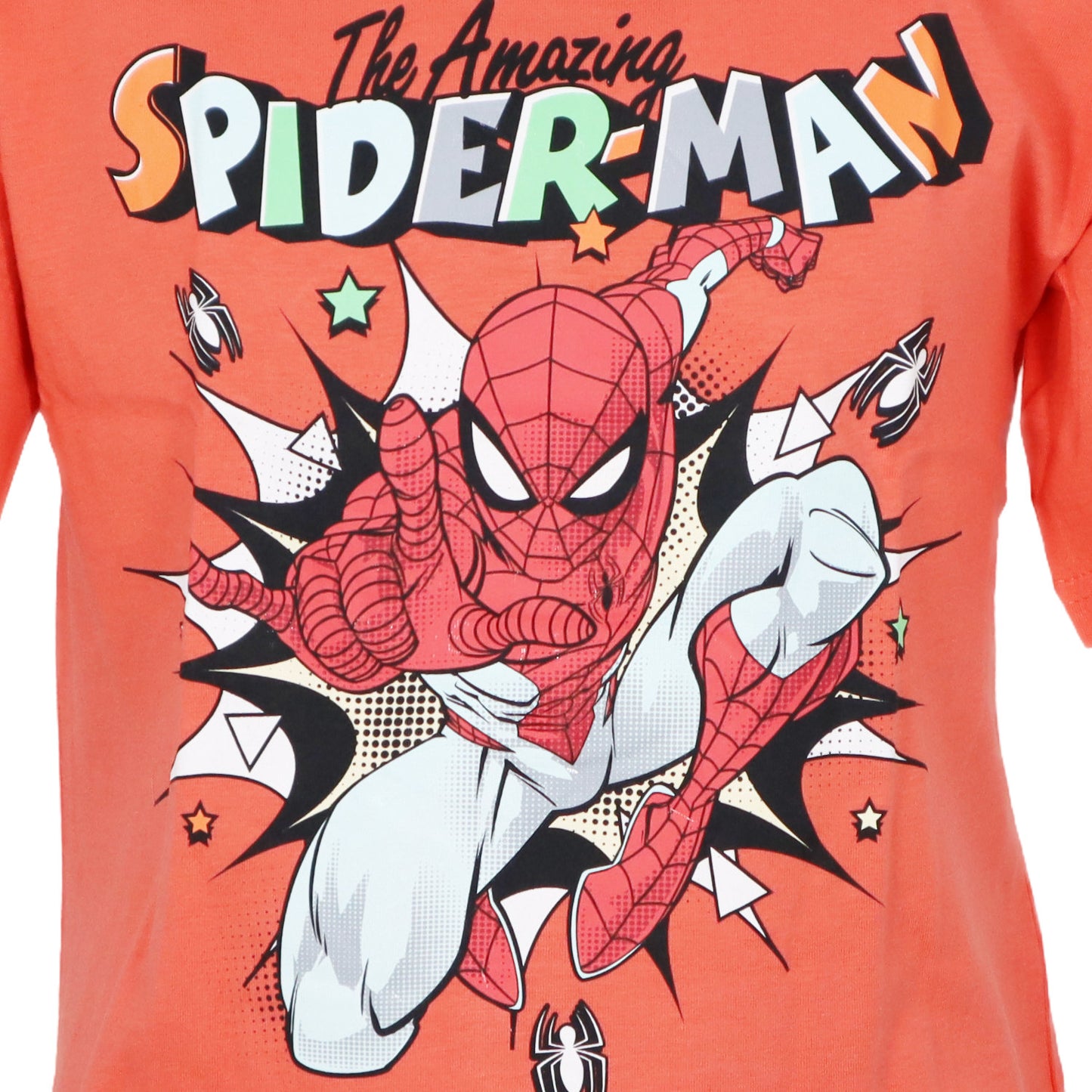 Marvel Spiderman Kinder Jungen T-Shirt Kurzarm Shirt - WS-Trend.de Gr. 104 bis 134