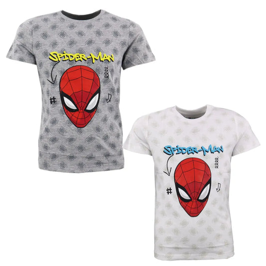 Marvel Spiderman T-Shirt Kurzarm Kinder Jungen Shirt - WS-Trend.de 104 bis 134 Baumwolle