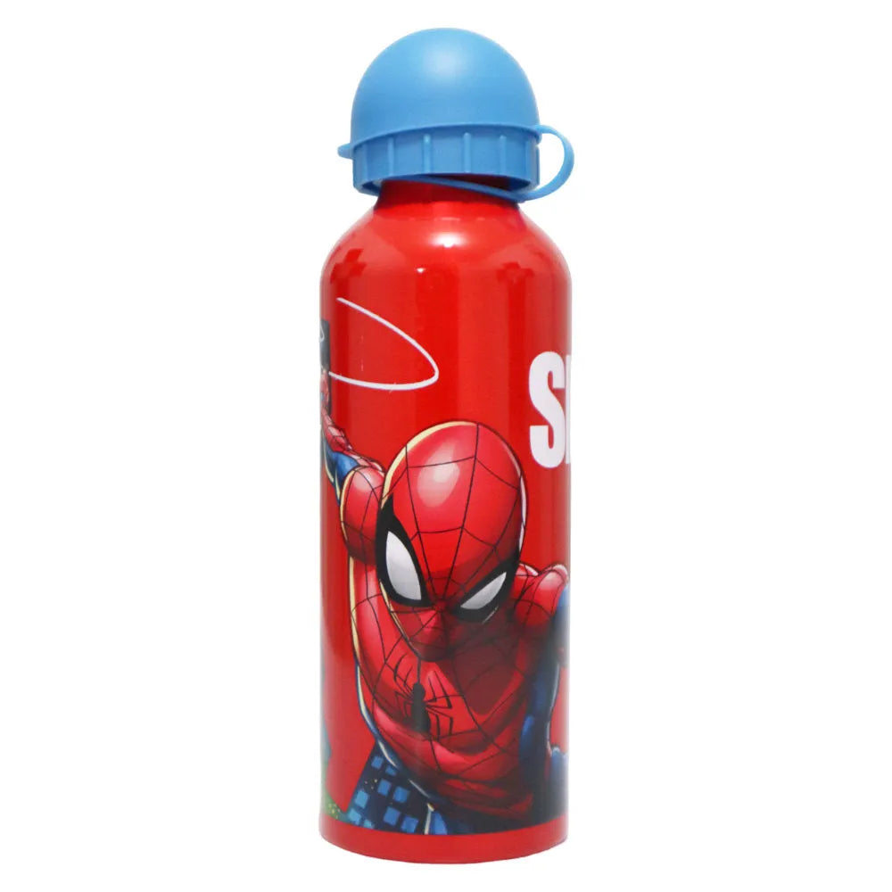 Marvel Spiderman Aluminium Wasserflasche Trinkflasche Flasche 500 ml - WS-Trend.de ALU - Sportflasche