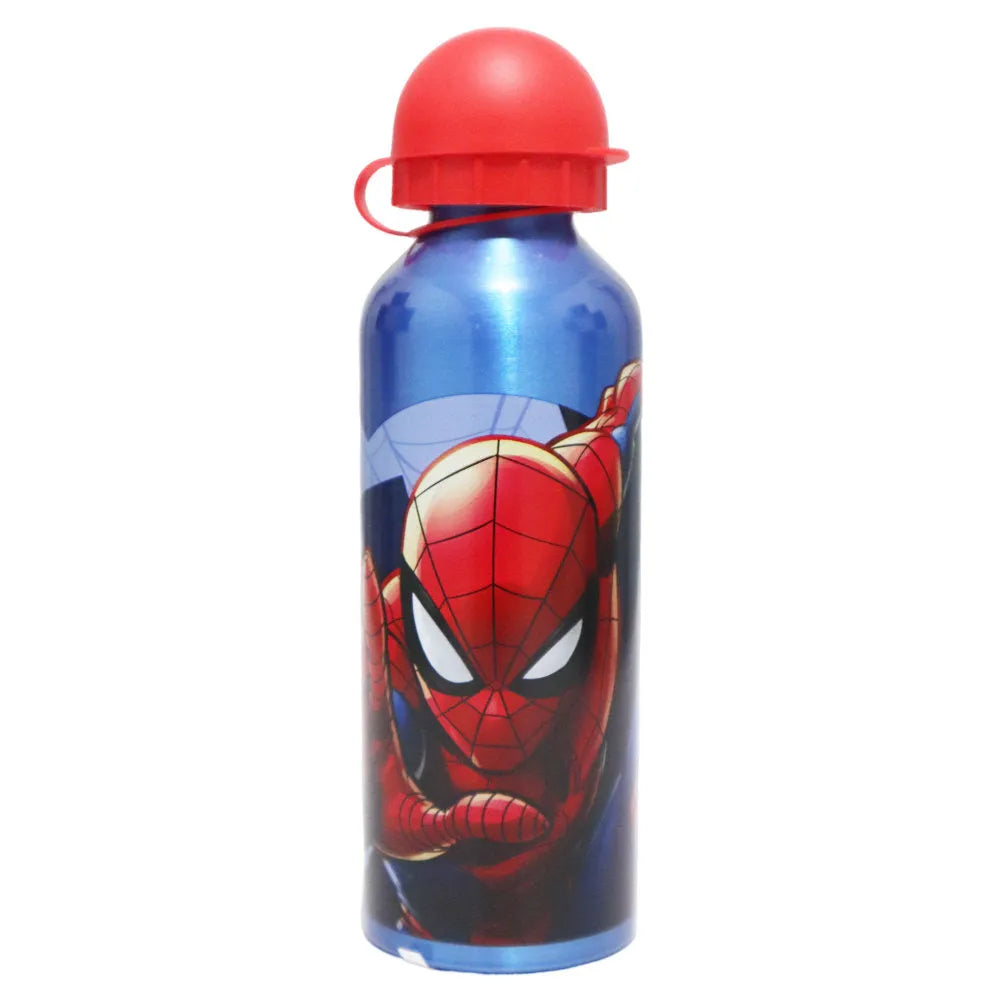 Marvel Spiderman Aluminium Wasserflasche Trinkflasche Flasche 500 ml - WS-Trend.de ALU - Sportflasche