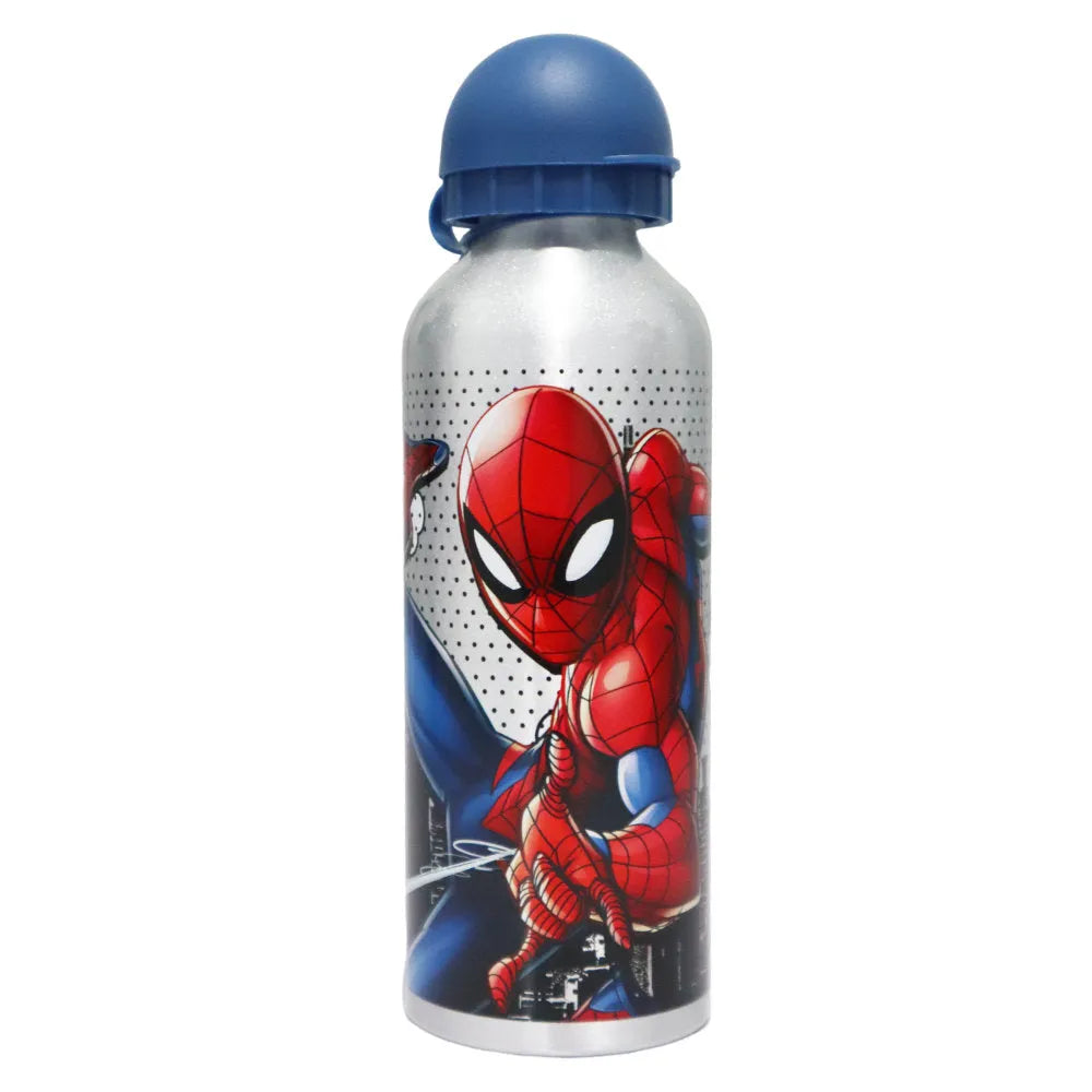 Marvel Spiderman Aluminium Wasserflasche Trinkflasche Flasche 500 ml - WS-Trend.de ALU - Sportflasche