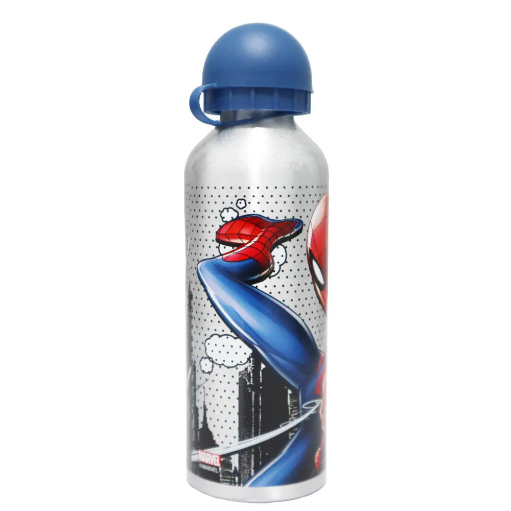 Marvel Spiderman Aluminium Wasserflasche Trinkflasche Flasche 500 ml - WS-Trend.de ALU - Sportflasche