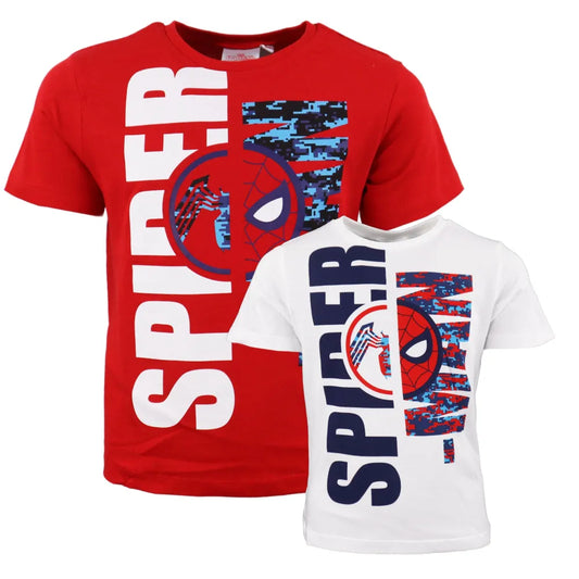 Marvel Spiderman Kinder Jungen kurzarm T-Shirt - WS-Trend.de Kurzarm Shirt 98 bis 128 Baumwolle