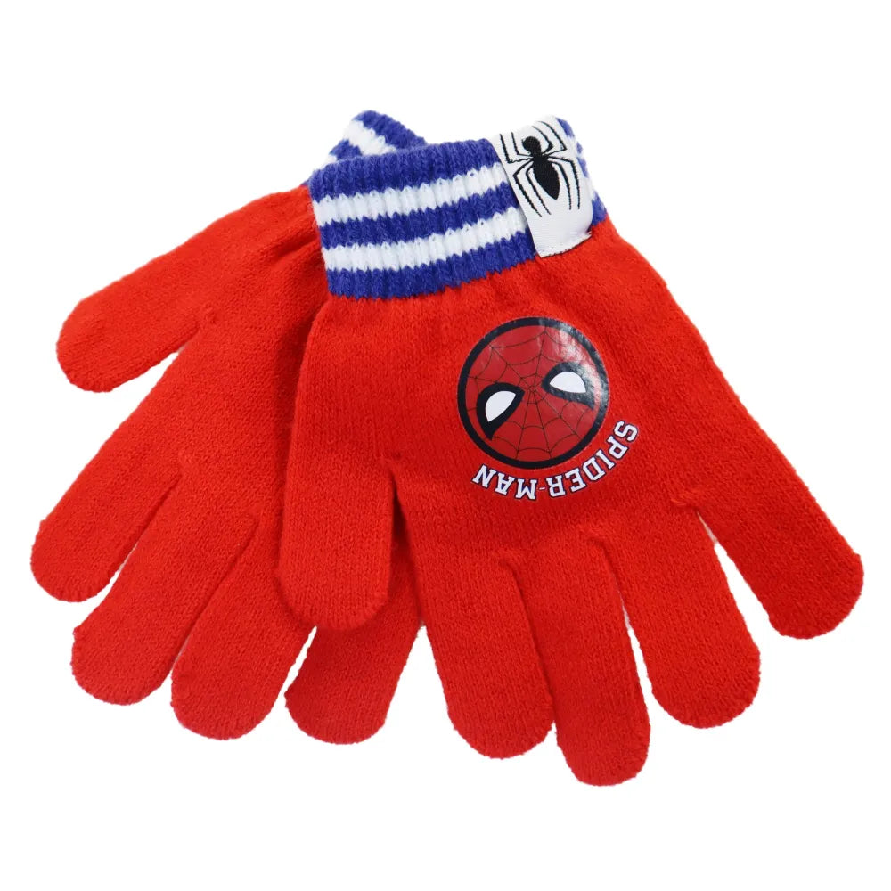 Spiderman Kinder Herbst Winter Set Mütze plus Handschuhe Kindermütze - WS-Trend.de Marvel Wintermütze Jungen 52 54 Grau