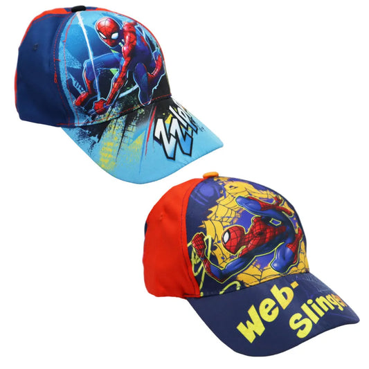 Marvel Spiderman Kinder Basecap Baseball Kappe Mütze - WS-Trend.de Spidey Hut Jungen 52/54 Blau Rot