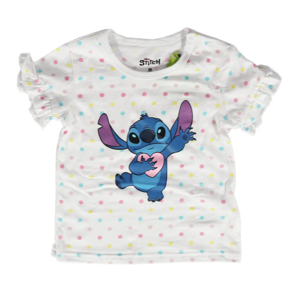 Disney Stitch Baby Mädchen Sommerset Shorts plus T-Shirt - WS-Trend.de Gr. 62-86