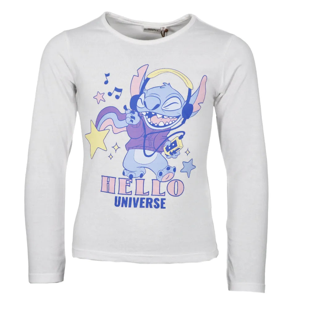 Disney Stitch Kinder Mädchen Langarmshirt Shirt - WS-Trend.de Lilo und Gr. 98-128