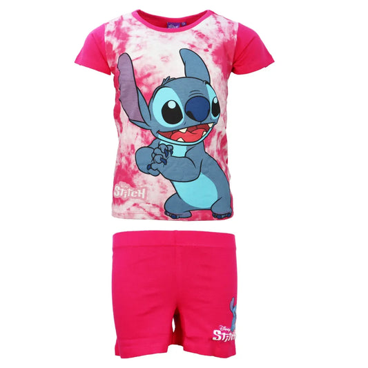 Disney Stitch Mädchen Kinder Sommerset Shorts plus T-Shirt - WS-Trend.de 98-128 Baumwolle