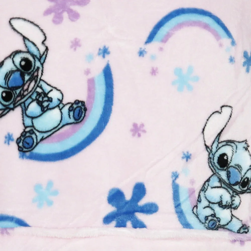 Disney Stitch Kuschelponcho Damen Kuscheldecke mit Ärmeln Kapuze Tasche S-L - WS-Trend.de