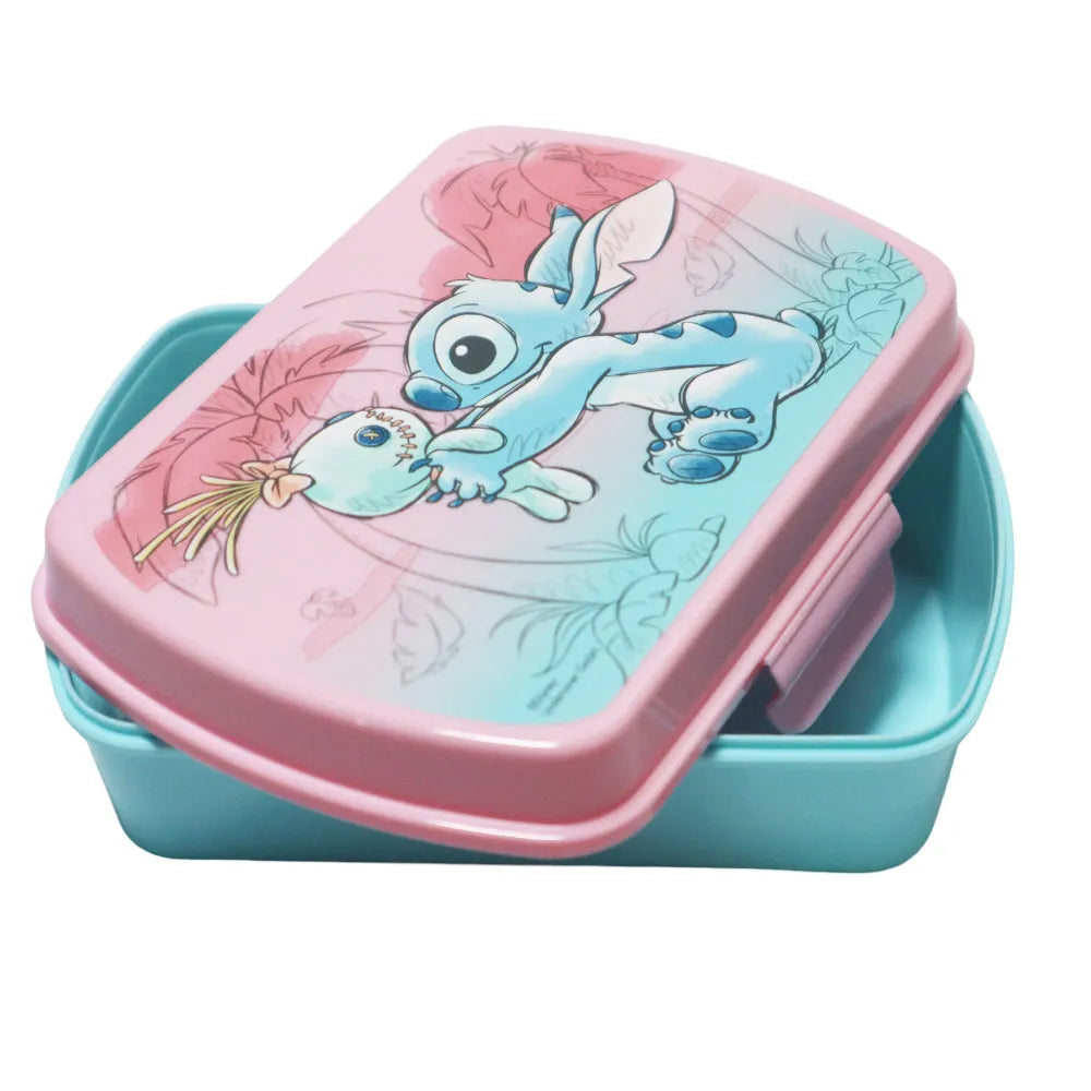 Disney Lilo und Stitch 2 tlg. Lunch Set Brotdose plus Alu Trinkflasche 500 ml - WS-Trend.de