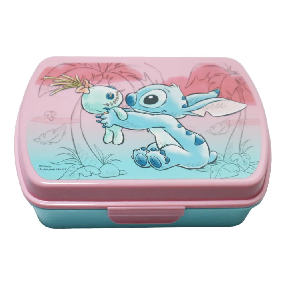 Disney Lilo und Stitch 2 tlg. Lunch Set Brotdose plus Alu Trinkflasche 500 ml - WS-Trend.de