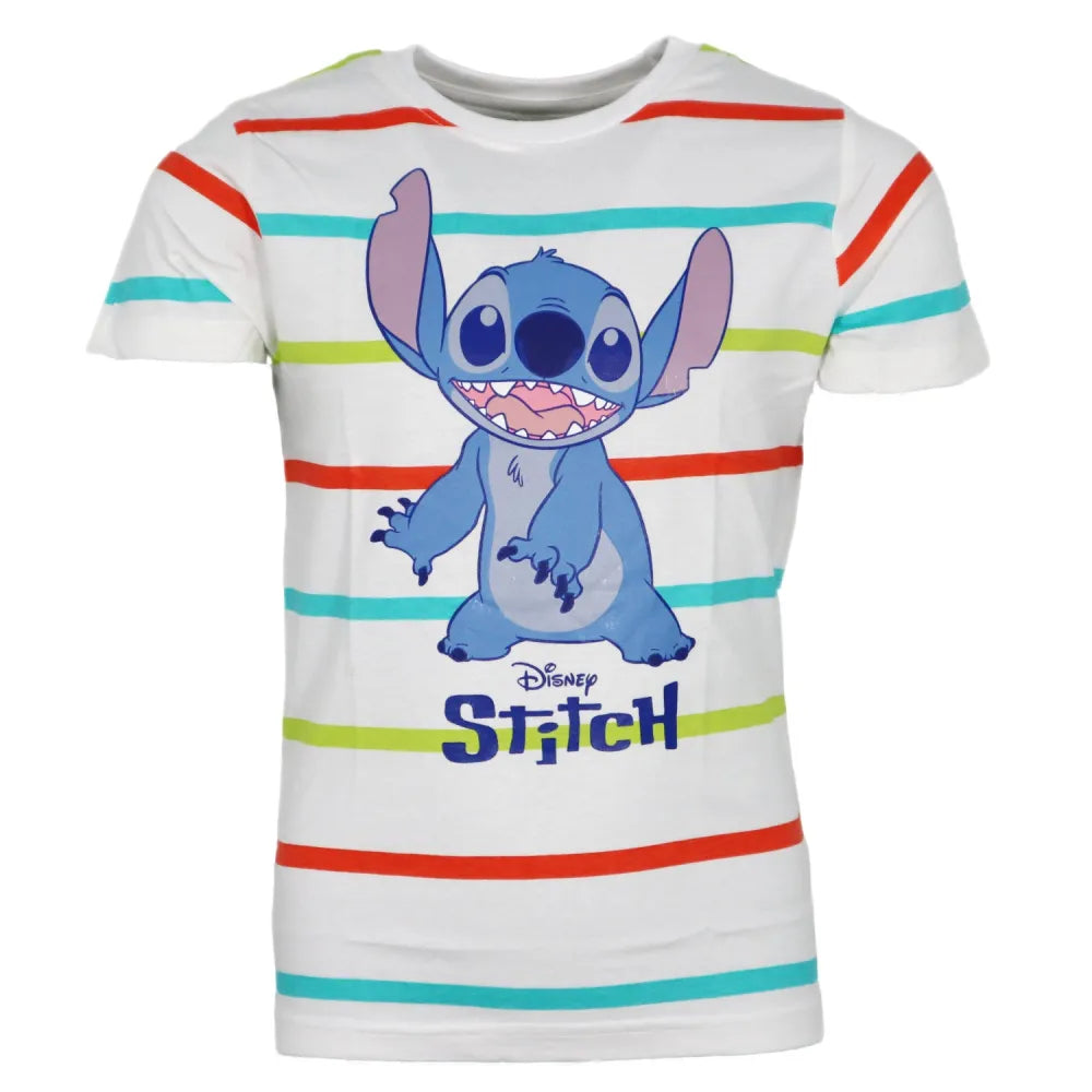 Disney Lilo und Stitch Jungen Kinder kurzarm T-Shirt Shirt - WS-Trend.de Gr. 98-128 Baumwolle