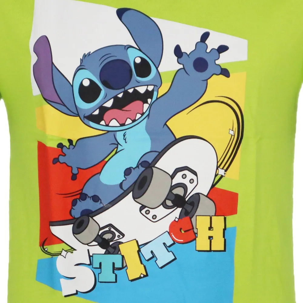 Disney Lilo und Stitch Jungen Kinder kurzarm T-Shirt Shirt - WS-Trend.de Gr. 98-128 Baumwolle