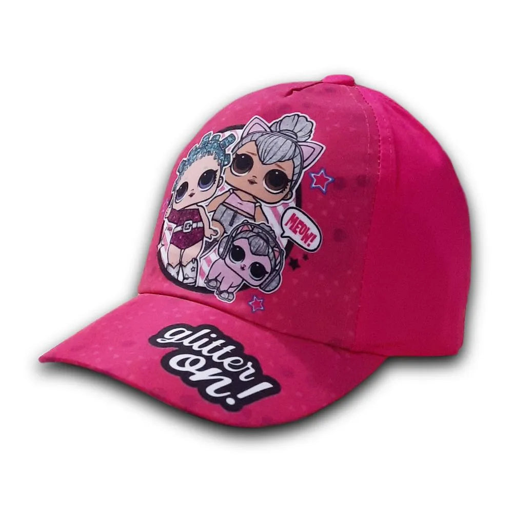 LOL Surprise Glitter ON Kinder Baseball Kappe 52 - 54 cm - WS-Trend.de Basecap in Pink Rosa für Gr. Mädchen Günstig kaufen