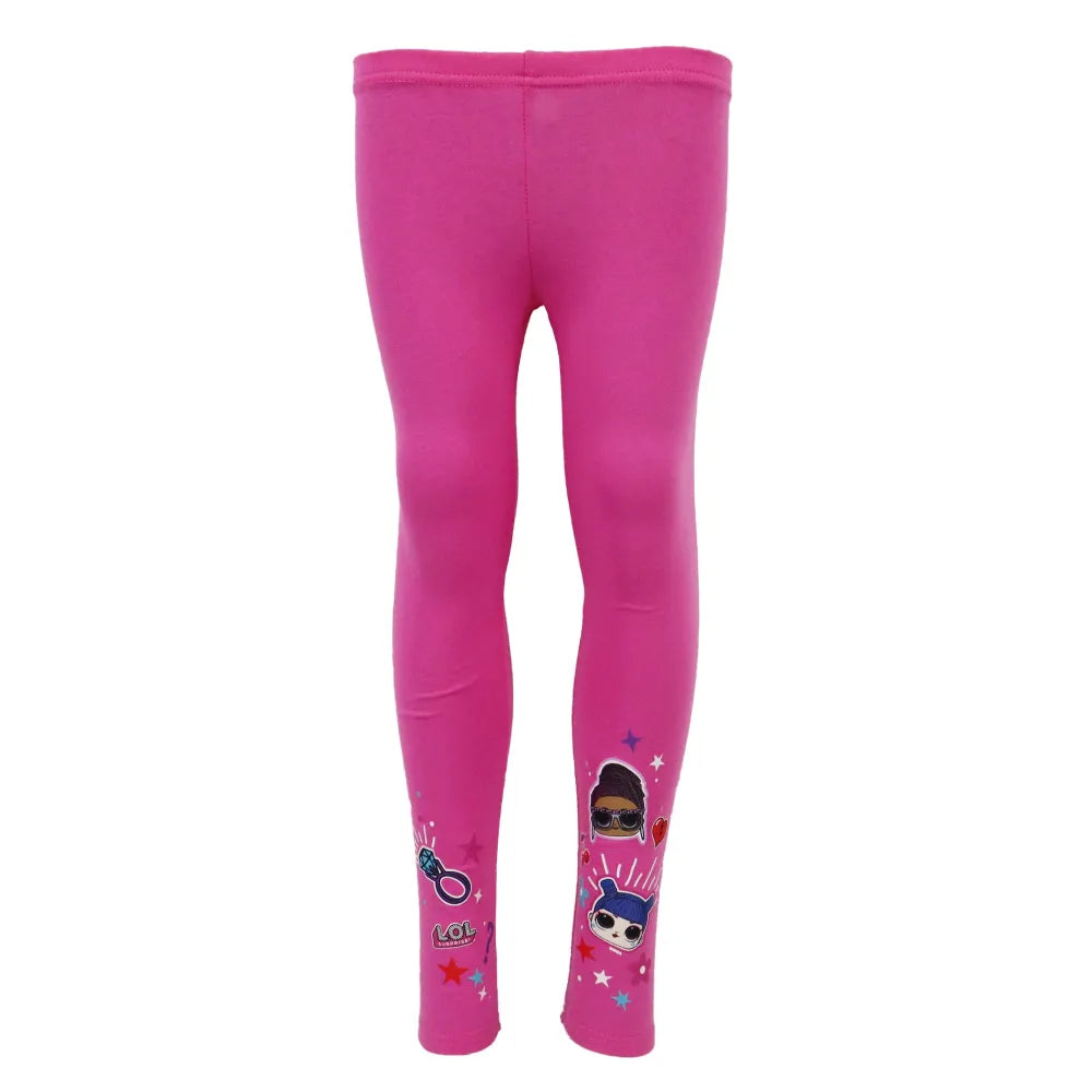 LOL Surprise Kinder Leggings Lang - WS-Trend.de lang Rosa pink Grau für Mädchen