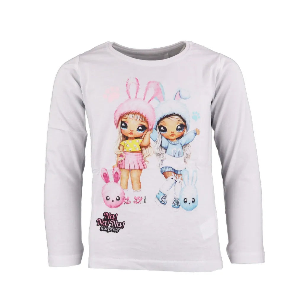 NA! Na! Surprise Mädchen Kinder Langarmshirt - WS-Trend.de Gr. 104-134 aus Baumwolle