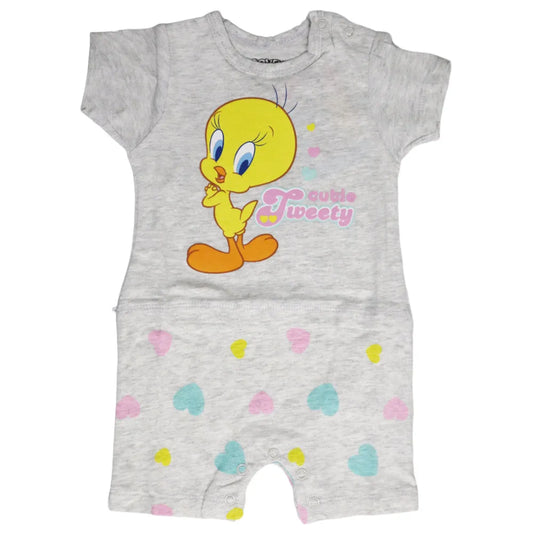 Looney Tunes Tweety Baby kurzarm Strampler Einteiler - WS-Trend.de Gr. 62-92 Baumwolle