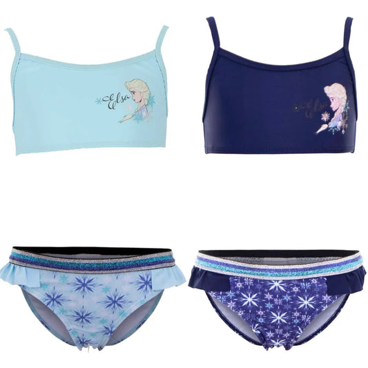 Disney Die Eiskönigin 2 Elsa Kinder Badeanzug Bikini - WS-Trend.de Mädchen Bademode Gr. 104-128