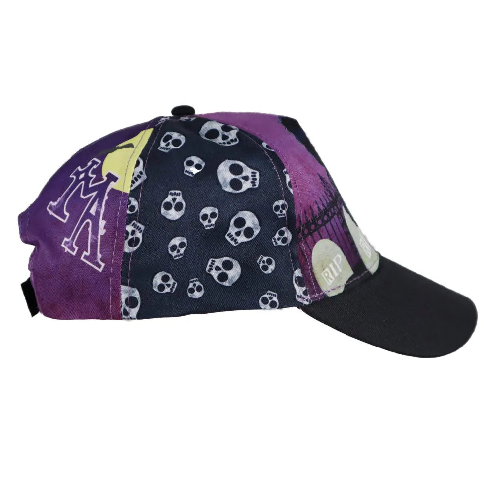 Wednesday Adams Mädchen Kinder Basecap Baseball Kappe allover Print - WS-Trend.de