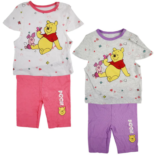 Disney Winnie der Pooh Ferkel Baby Sommerset Shorts plus T-Shirt - WS-Trend.de Mädchen 62 - 86