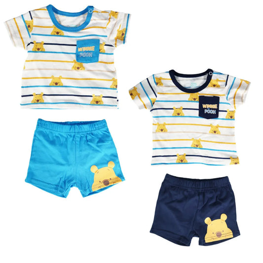 Disney Winnie der Pooh Jungen Baby Sommerset Shorts plus T-Shirt - WS-Trend.de Ferkel 62 - 86