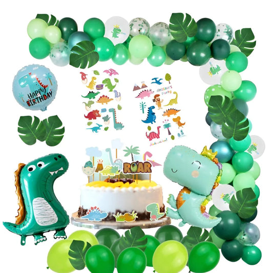 Happy Birthday Dino Luftballons Ballons Geburtstag Party Deko Set 115 tlg - WS-Trend.de